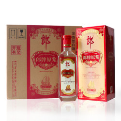 郎酒 郎牌原浆三号42度 500mL*6瓶 整箱装 浓香型白酒 *2件