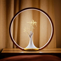 放空生活 一抹光景触控调节实木台灯