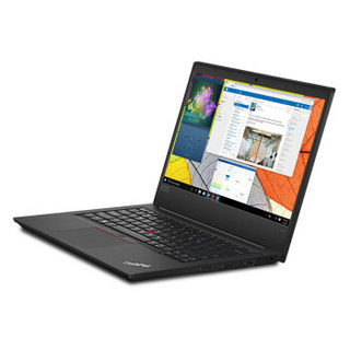 ThinkPad 思考本 E系列 E490 14英寸 笔记本电脑 酷睿i7-8565U 8GB 128GB SSD+1TB HDD RX 550X 黑色