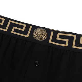 VERSACE 范思哲 奢侈品 19秋冬新款 男士黑色棉氨纶镶边内裤 AUU01013 AC00059 A80G 6码/XL码/185/96B