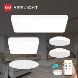 Yeelight 皓石智能LED吸顶灯Pro纯白版客厅卧室吸顶灯支持小米AI音箱餐厅灯具书房长方形吸顶灯-1