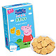 小猪佩奇 Peppa Pig 蔬菜饼干 益生元+膳食纤维+钙 儿童饼干食品 卡通饼干 盒装 120g *7件