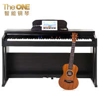 The ONE 智能钢琴 电钢琴 88键重锤 成年人儿童乐器 黑色