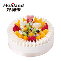 好利来 花漾甜心 25cm,双莓慕斯+草莓口味生日蛋糕仅限北京订购
