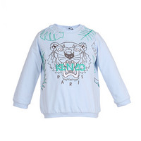 KENZO KIDS 高田贤三 奢侈品童装 男童淡蓝棉质虎头长袖卫衣 KN15503 42 2A/2岁/86cm