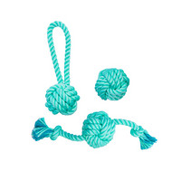 宠幸 CHOWSING 狗玩具 绳结套装绿色大号