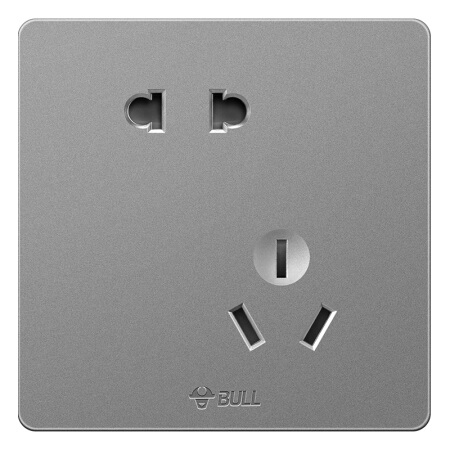 bull 公牛 g12z223a 斜五孔插座 星空灰