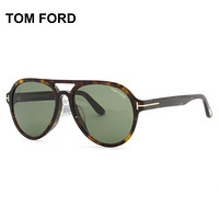 TOM FORD 汤姆福特太阳镜飞行员框玳瑁色轻便潮搭款墨镜眼镜TF0596-F-52N
