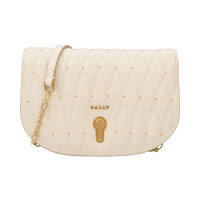 BALLY 巴利  女士骨白色绗缝牛皮斜挎单肩包 CLAYN W.SE 103 6226902