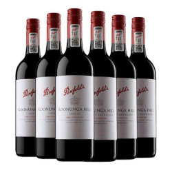 奔富(Penfolds)蔻兰山 澳大利亚进口红酒 6支整箱装 设拉子红葡萄酒 整箱750ml*6瓶
