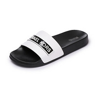MICHAEL KORS 迈克·科尔斯 MK女鞋 DEMI系列 女士白色黑色塑料拖鞋 40S9DEFA1Q OPTICWHT/BLK 10M