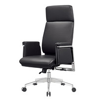 金海马/kinhom 电脑椅 办公椅 西皮老板椅 人体工学椅子 HZ-6120A黑