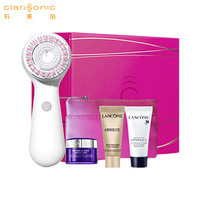 科莱丽 Clarisonic 科莱丽洁面仪 声波电动毛孔清洁 美容仪 洗脸仪 Prima白色 +兰蔻礼盒套装