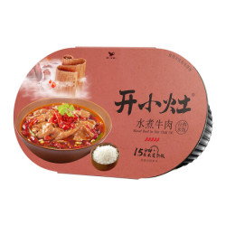 Uni-President 统一 开小灶 自热米饭 水煮牛肉 241克/盒 口味辣