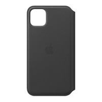 苹果 Apple iPhone 11 Pro Max 原装皮革保护夹 - 黑色