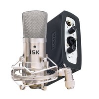 iSK BM-800专业麦克风 电脑手机通用变声网络k歌喊麦主播直播录音设备全套BM-800+艾肯micu声卡