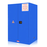 中伟防爆柜安全柜化学品储存柜危险品工业防火柜90加仑蓝色