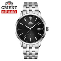 东方双狮(东方表 ORIENT)全自动机械男表时尚商务防水钢带男士机械表 AC0F01B10D