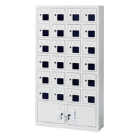 奈高NG手机存放柜对讲机柜电子设备管理柜屏蔽柜多门带锁可定制保管收纳柜无外门亚克力窗口  二十四门存放柜