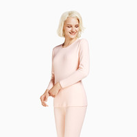 INTERIGHT 女士 全棉圆领 保暖内衣套装 肤色 160/90(M)