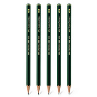 辉柏嘉 德国辉柏嘉(Faber-castell)9000素描铅笔常用HB2B4B6B8B绘画初学者学生用成人绘图素描套装5支装