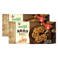 必品阁（bibigo）香菇虾仁海鲜鱼饼 240g*2 早餐 儿童食材 海鲜馅饼