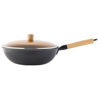 OLOFE 欧乐菲 OLOT32B1 铁质无涂层炒锅 32cm