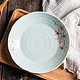  IJARL 亿嘉 陶瓷日式餐具散件套装手绘盘子碗具釉下彩家用8英寸盘两只装 樱花雪(绿)　