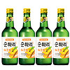 韩国进口  乐天（Lotte）初饮初乐 柚子味配制酒 烧酒 果味酒 组合装 360ml*4瓶