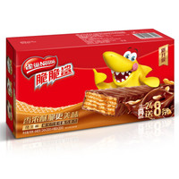 Nestlé雀巢(Nestle) 脆脆鲨 休闲零食 威化饼干 花生口味640g(24*20g+赠8*20g)