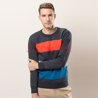 海之宁 男士保暖内衣套装男土加绒加厚冬季防寒青年时尚可外穿打底棉毛衫低领宽松 7006深麻灰 XXL码