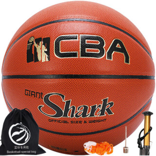 cba篮球信仰大鲨鱼 7号pu蓝球中国篮球 室内外用 ca783