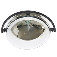 冰禹 BYaf-1054 四分之一亚克力球面镜 凸面超市防盗镜视野开阔仓储安全反光镜 120cm