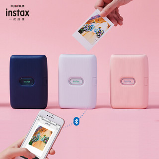 INSTAX 富士instax mini Link 一次成像手机照片打印机 迷你小型便携口袋无线相片打印机 蓝色