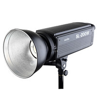 神牛（Godox）SL-200W LED摄影补光灯太阳聚光灯白光摄像灯 视频录制灯常亮灯儿童摄影棚灯