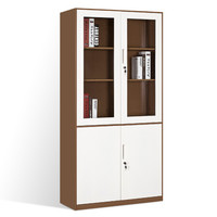 洛克菲勒 加厚文件柜资料柜档案柜咖啡套色大器械文件柜