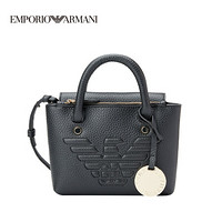 EMPORIO ARMANI 阿玛尼奢侈品19秋冬新款女士手提包 Y3D145-YGF8B BLACK-80001 U