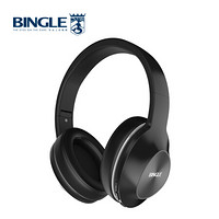 宾果（Bingle）Q5   头戴式蓝牙耳机 无线通话 重低音 手机耳机游戏耳麦(优雅黑)