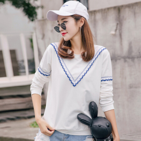 商品joy of joy 京东女装2019年秋装新款韩版休闲宽松时尚ins风长袖