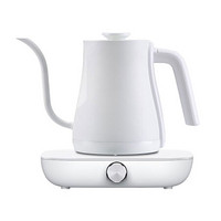 焙印 智能温控手冲咖啡壶 家用细口咖啡壶 电热水壶泡茶恒温 白色