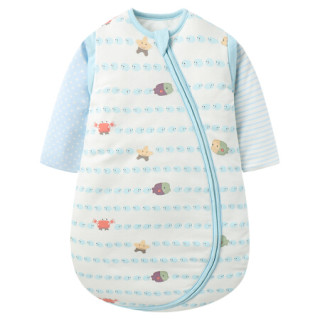 gb好孩子bqd19c347y073婴儿防踢睡袋航海游记蓝色73cm