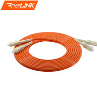 netLINK 电信级光纤跳线 SC-SC 多模双芯3米 62.5/125光缆熔接尾纤 1条 HTF-SC-SC/MM-3