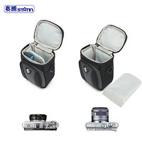 赛腾（statin）BD02B黑 相机包微单包索尼A6400/A6300/EOS M6/M50/松下GF10准镜头套机包