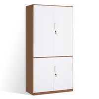 ROCK FILE 洛克菲勒 咖啡套色不等体双节柜文件柜铁皮柜资料柜档案柜