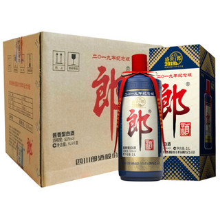 郎牌郎酒 盛世郎 2019年纪念版 53度 1000ml*6瓶整箱装 酱香型白酒