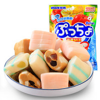 UHA 悠哈 日本进口 零食软糖 礼物年货 普超碳酸味 什锦软糖 90g