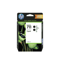 惠普（HP）711墨盒 CZ133A 黑色（两支装） 适用T120 T520