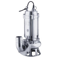 开利JYWQ300-7-11S(S304)不锈钢排污泵功率11kw流量300扬程7m380v口径8寸(定制）