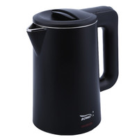 卡质（KAZHI）厨具用品 0.8L 磨砂白 304不锈钢自动断电保温热水器 双层防烫电热水壶