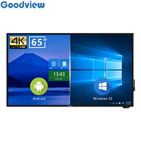 仙视 Goodview65英寸会议平板电视视频会议大屏交互式电子白板触控触摸一体机投影仪 双系统套装I7/8G GM65S4